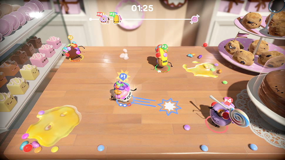 Cake Bash Review: So lecker ist der 4-Spieler Party-Prügler auf Stadia! -  Zockerpuls.de