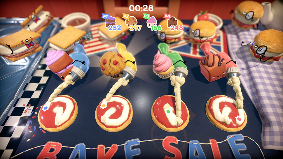 Cake Bash - Mini-game action sequence