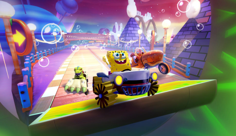 Nickelodeon Kart Racers 2: Grand Prix - Racing action